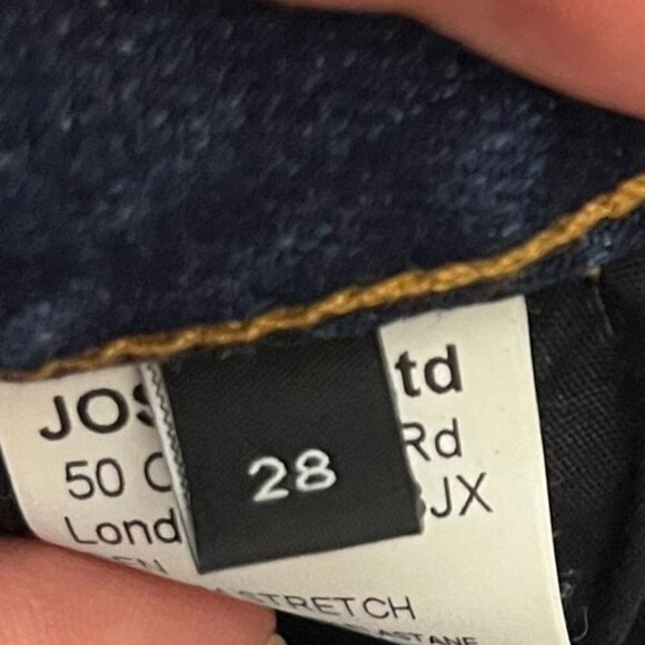 Joseph Den High Rise Straight Jeans Women’s Size 28 Medium Wash Button Fly - Picture 11 of 13